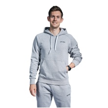 Yonex Kapuzenpullover Sweat Hoodie mit Kapuze (Baumwolllmix) 2023 grau Herren